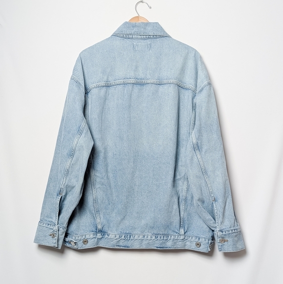 AGODLE Wayne Denim Jacket Small S Aritzia Revolve - Picture 11 of 13